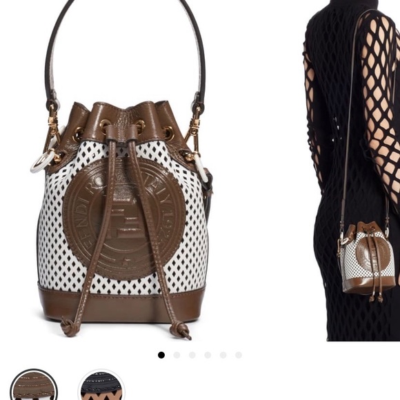 Mini Mon Tresor Perfoarted Leather Bucket Bag - Picture 1 of 3